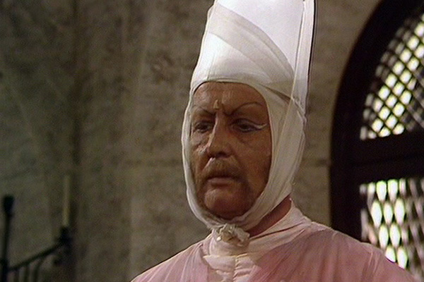 Mergrave played by Michael Sheard in Doctor Who: Castrovalva