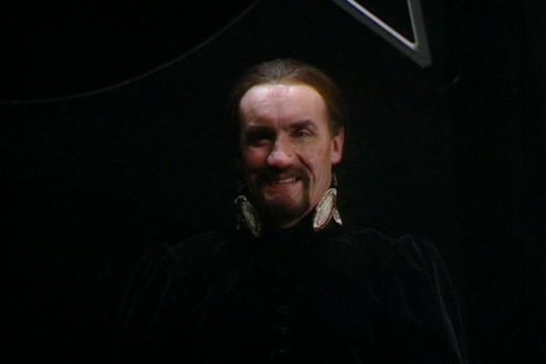 The Master played by Anthony Ainley in Doctor Who: Castrovalva