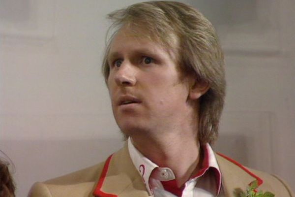 Fifth Doctor played by Peter Davison in Doctor Who: Snakedance