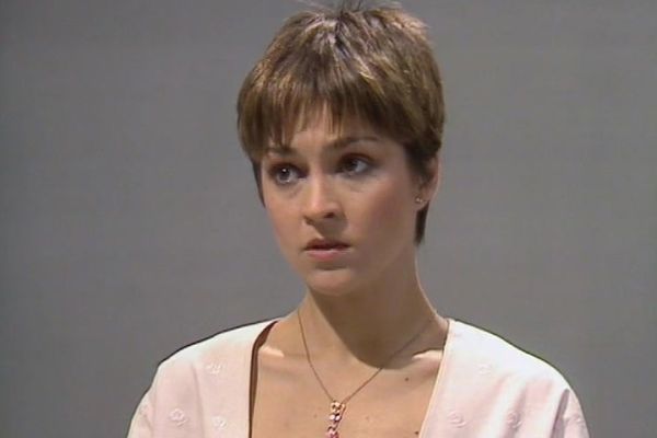 Tegan Jovanka played by Janet Fielding in Doctor Who: Mawdryn Undead