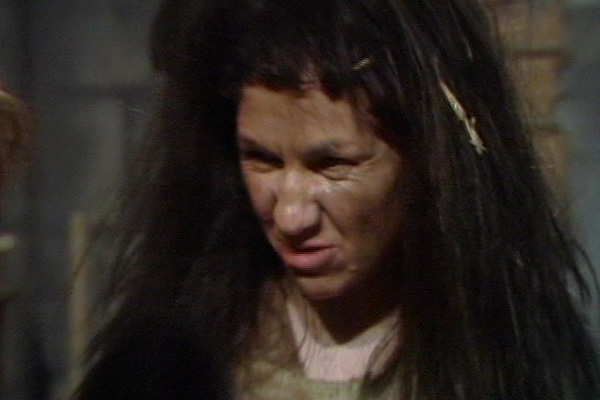 Meg played by Sheila Fay in Doctor Who: The Time Warrior