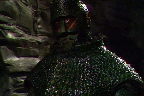 Sskel played by Sonny Caldinez in Doctor Who: The Monster of Peladon