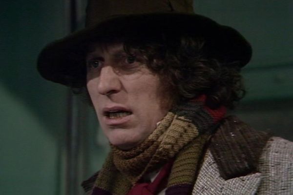 Fourth Doctor played by Tom Baker in Doctor Who: The Seeds of Doom