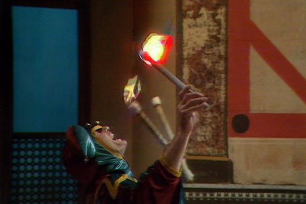 Entertainer played by Stuart Fell in Doctor Who: The Masque of Mandragora