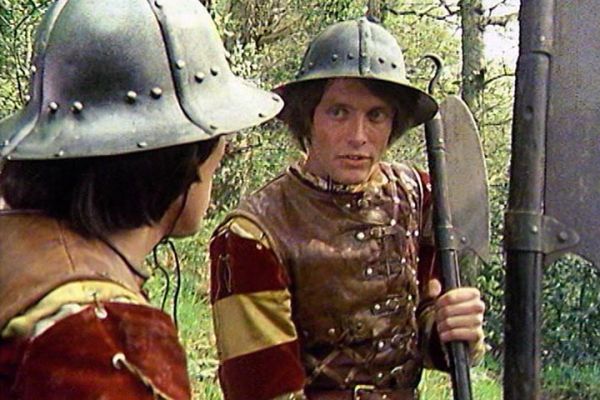 Pikemen played by Peter Walshe in Doctor Who: The Masque of Mandragora