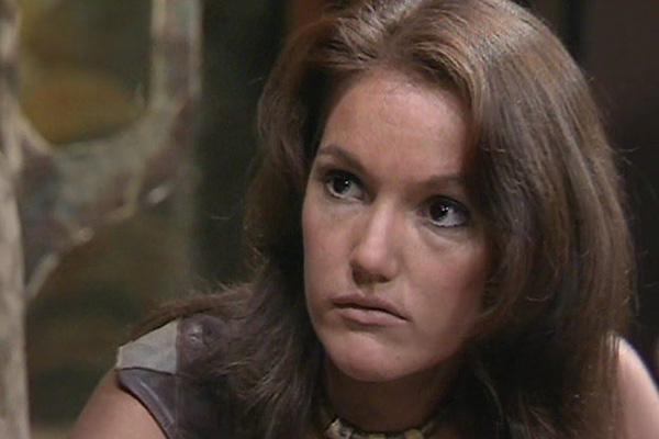 Leela played by Louise Jameson in Doctor Who: The Robots of Death