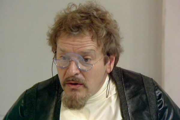 Professor Marius played by Frederick Jaeger in Doctor Who: The Invisible Enemy
