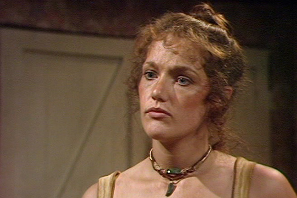 Leela played by Louise Jameson in Doctor Who: Image of the Fendahl