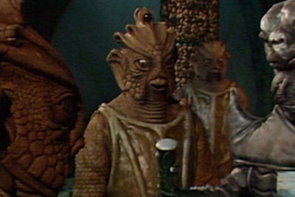 Tarpok played by Vincent Brimble in Doctor Who: Warriors of the Deep