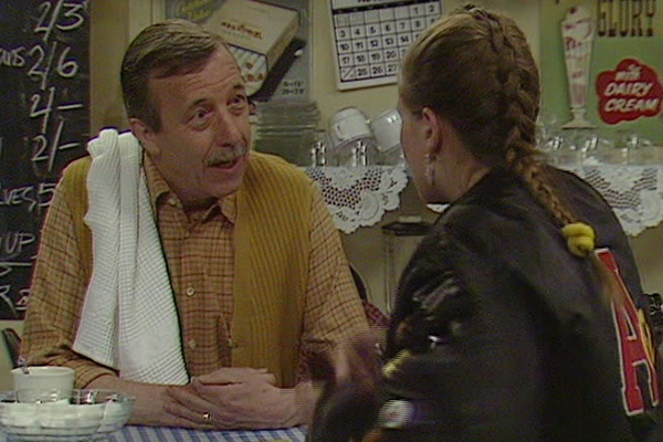 Harry played by Harry Fowler in Doctor Who: Remembrance of the Daleks