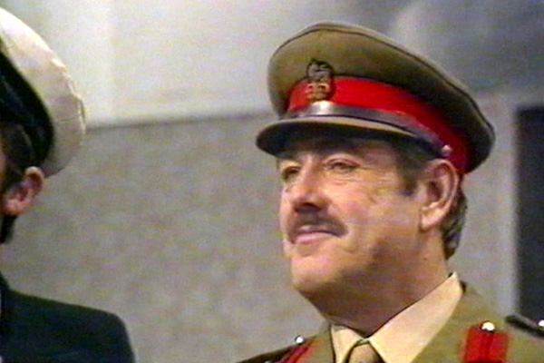 Colonel Faraday played by Patrick Newell in Doctor Who - The Android Invasion