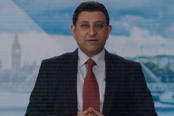 UK Newsreader played by Waseem Mirza in Doctor Who: Plastic Apocalypse